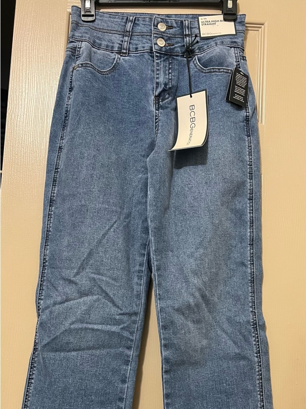 BCBGeneration Blue Straight Jeans